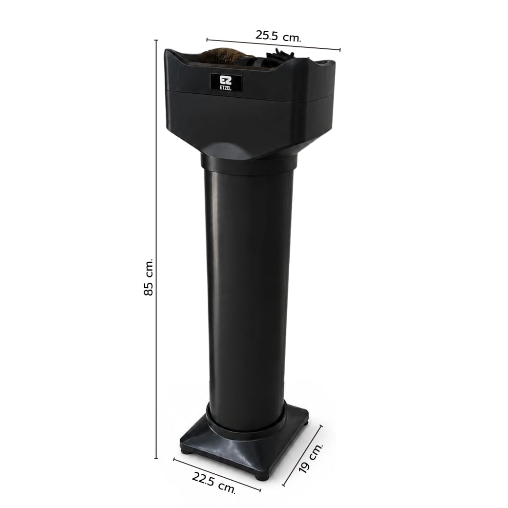 เครื่องทำความสะอาดด้ามชงอัตโนมัติ ETZEL อัตโนมัติ 16L สีดำ_2